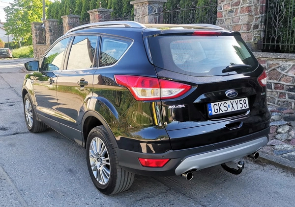 Ford Kuga cena 48400 przebieg: 134000, rok produkcji 2014 z Skarszewy małe 497